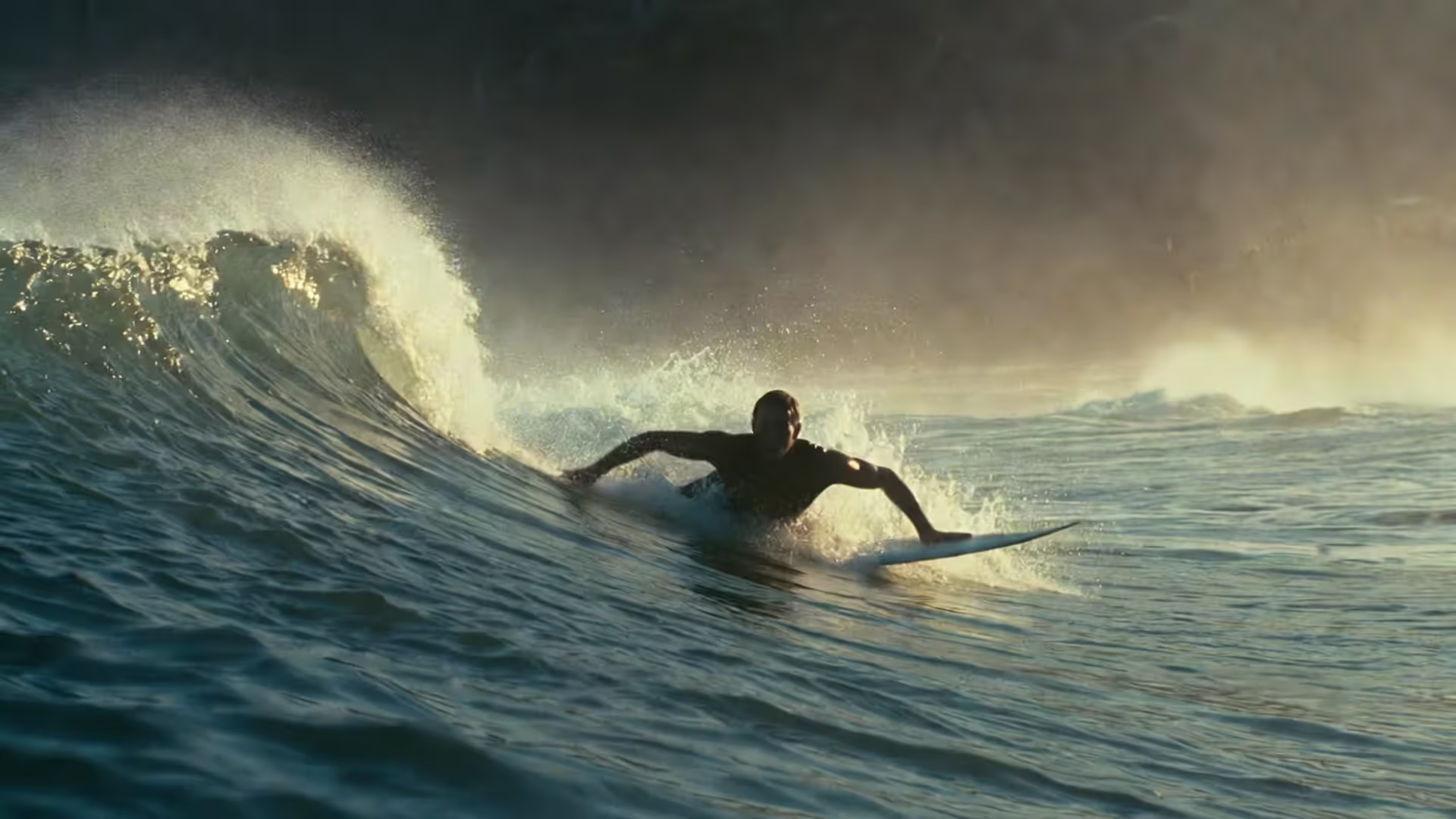 Perfect timing turns a simple paddle into a successful wave catch